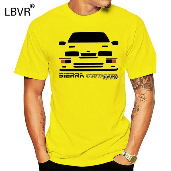 

t-shirts 2019 brand clothes slim fit printing camiseta sierra cosworth rs500 car t shirt