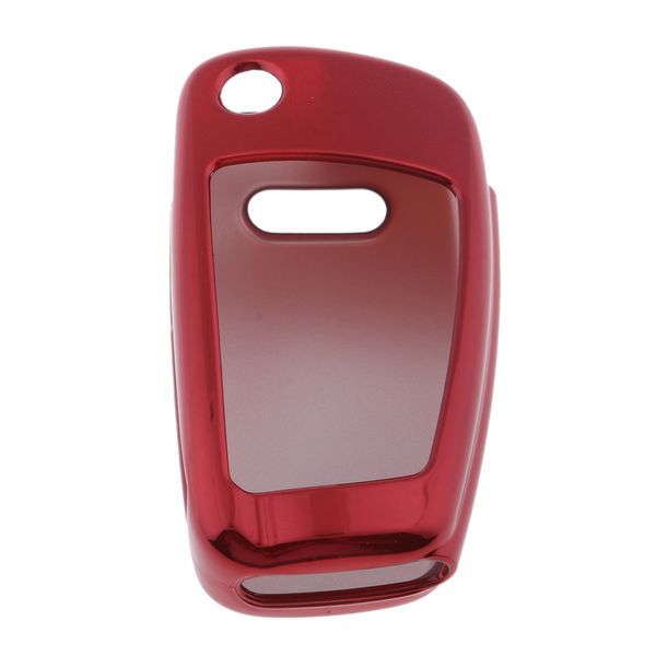 

remote flip paint metallic key case shell cover key fob skin covers for audi a1 a3 a4 q3 q7 tt a1 a6l replacement key shell case fob