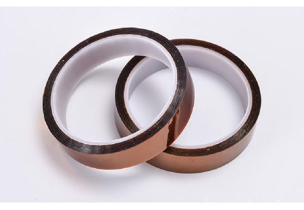 

up to 300 centigrade heat resistant pi tape (width) 3mm/5mm/8mm/10mm/ 20mm * length 33m heat press sublimation mug case cover 20pcs/lot