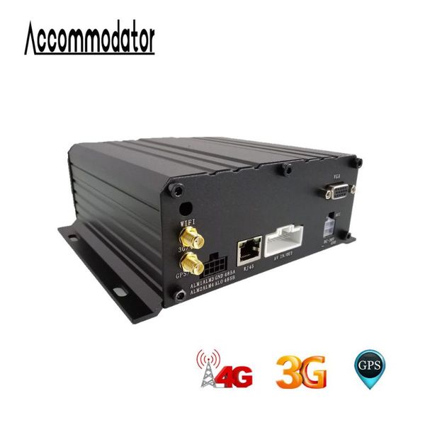 

kits h.264 gps 3g 4g taxi trailer truck vehicle car school bus ahd 1080p 4ch hdd sd card mobile dvr, Black;white