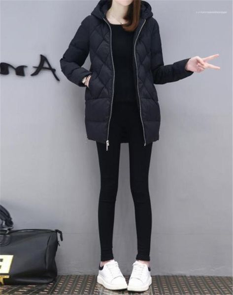 

cardigan hooded coat pure two color womens clothing loose womens winter coat oversize womens, Black