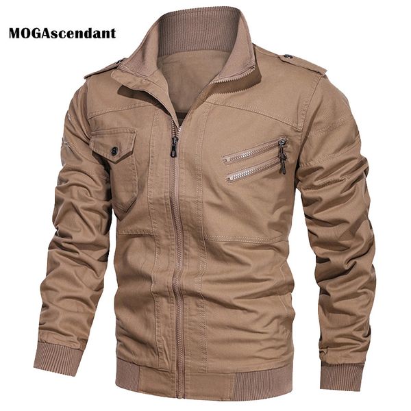 

men's jackets spring autumn flight pilot bomber jacket tactical male windbreaker outwear coats army chaqueta hombre 6xl, Black;brown