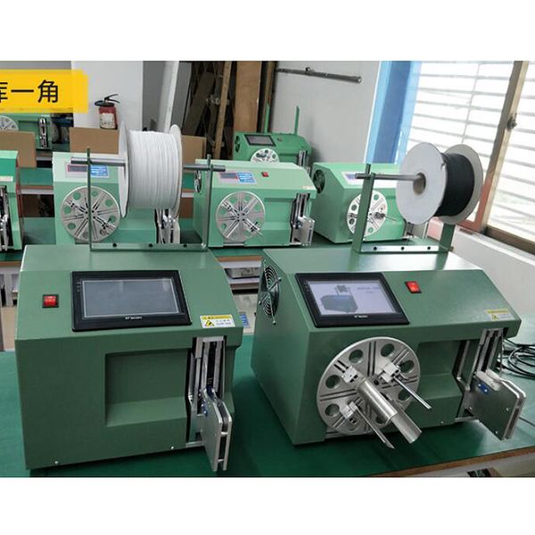 

integrated small middle big touch screen cable wire coil winding binding machine 220v 110v
