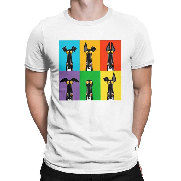 

cute pet greyhound dog t shirts for men cotton casual t-shirts round collar tee shirt short sleeve clothes adult