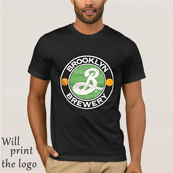 

brooklyn brewery classic logo black graphic t shirt