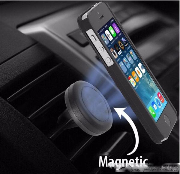 

car phone mount holder air vent mount universal magnet cellphone holder with 360 rotate for iphone dhl free