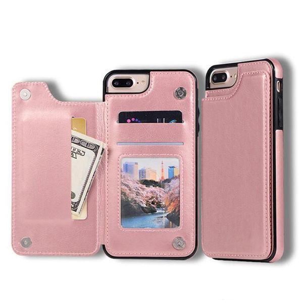 

happy luxury wallet cover fundas soft silicone case for iphone 5 5s se 6 6s 8 7 plus x xr xs max leather cases capinha for iphone8plus