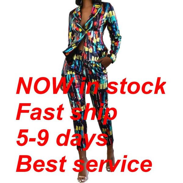 

women's two piece pants 2021 small suit color commuting office, White