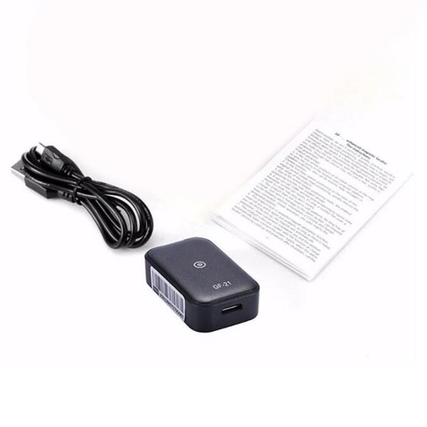 

gf21 mini gps real time car tracker anti-lost device voice control recording locator high-definition microphone wifi+lbs+gps pos