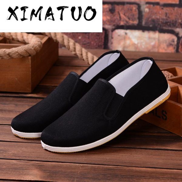 

классический дышащий non-slip повседневная обувь рабочая обувь тенис adulto mens мужчина для тапки вскользь сплошной цвет 38-46, Black