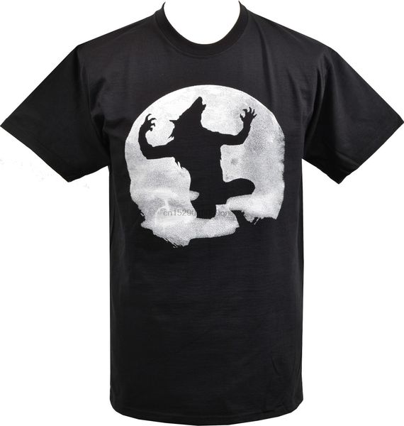 

howling werewolf full moon goth horror wolf s-5xl
