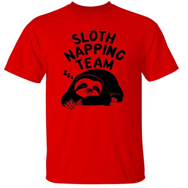 

sloth napping team mens t-shirt s-3xl m xl 2xl 43xl tee shirt