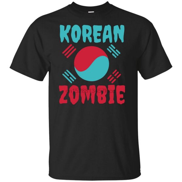 

championship korea flag fighting tee t shirt the korean zombie black size harajuku funny t-shirt