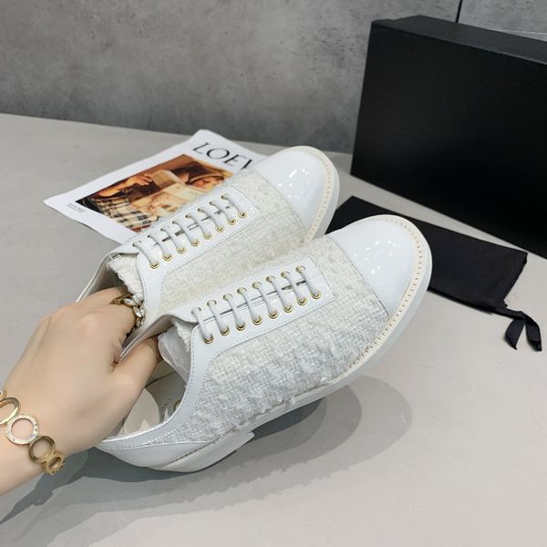 

2020 women's england trend casual shoes flat bottomed men's fashion sports shoes leather women's flat loafers, Black