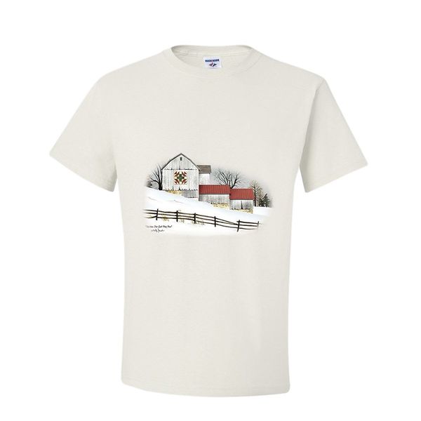 

2019 мода хлопок майка дом моды barn in the snow christmas t-shirt