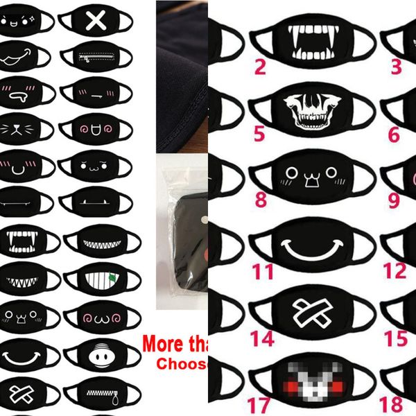 

cartoon designs mask anti dust 80 face mouth kids children fun cute protective cotton masks resuable breathable mask1