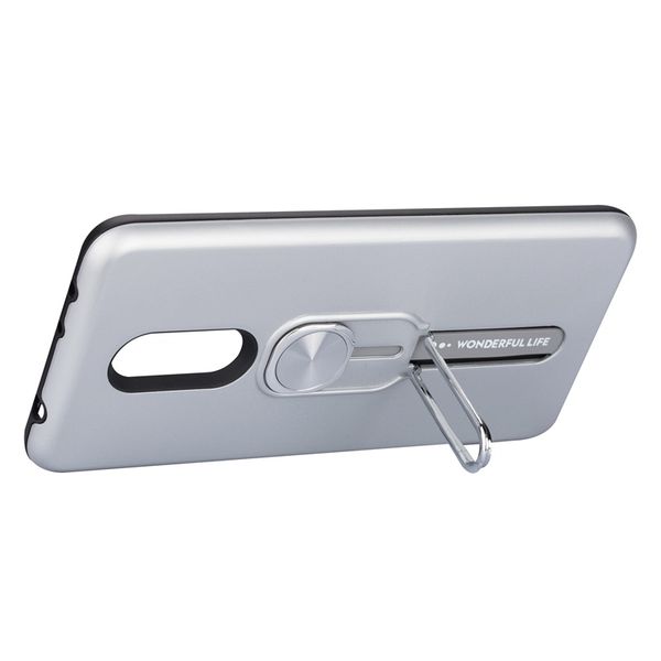 

2 in 1 soft tpu protection case with finger ring holder for redmi 5 case magnetic car bracket stand cover