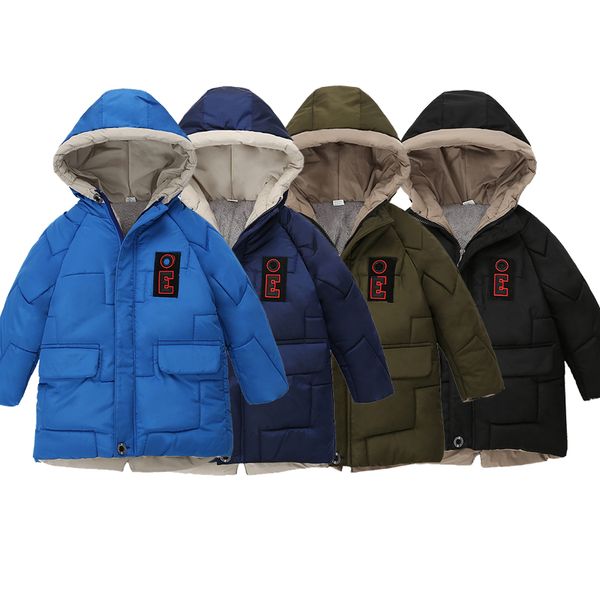 

winter children down jacket snow wear jackets boys white duck down outerwear teenage girls jacket hooded kids coats, Blue;gray