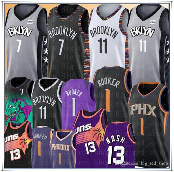 

new 7 kevin durant kyrie ncaa 11 irving jersey college devin 1 booker steve 13 nash jersey 2019 new basketball jerseys wholesale, Black;red