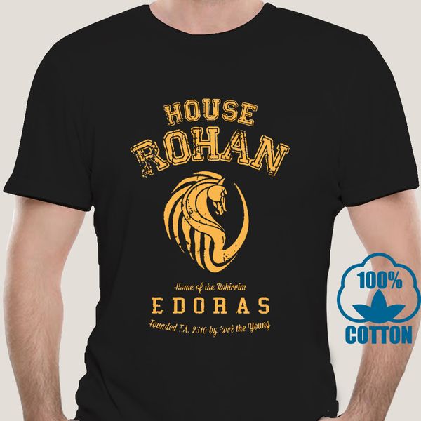 

1406d men t shirt tee shirt lotr rohan brown tshirts women t-shirt