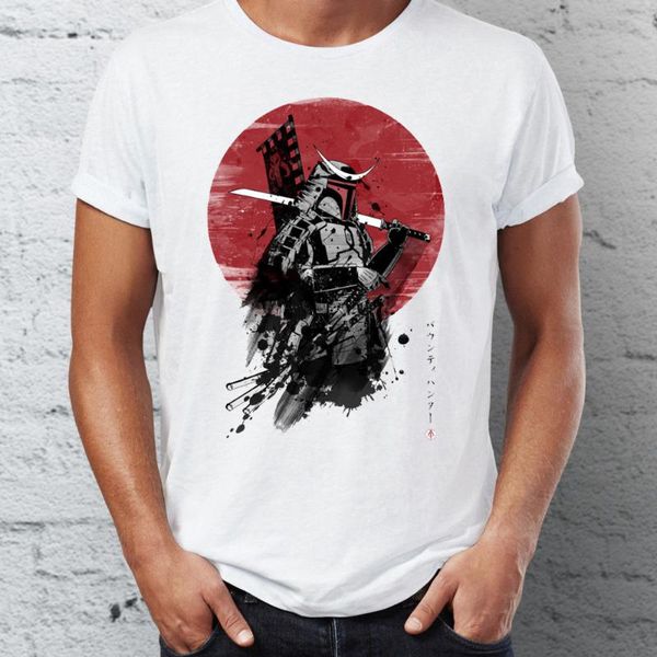 

men t shirts samurai under the sun artsy badass high street tee shirts summer/autumn o-neck t-shirts for adult, White;black