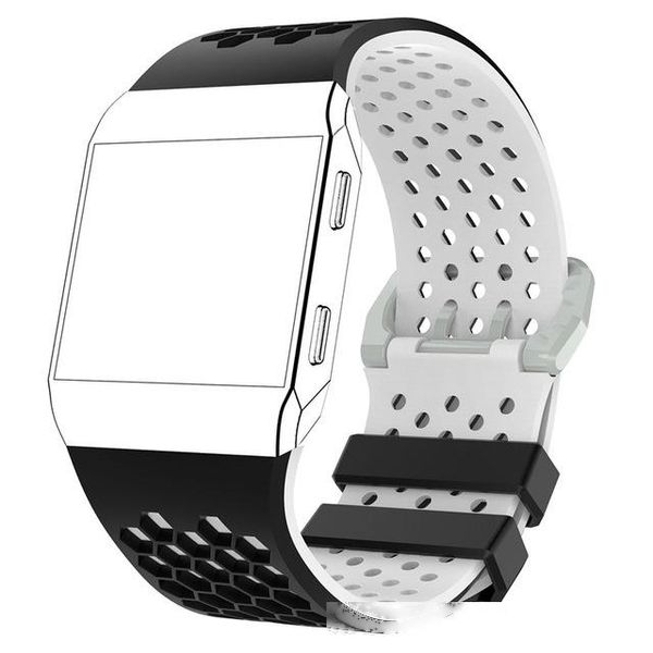 

earable devices smart accessories ventilate silicone sport watch band strap for fitbit ionic smart watch adjustable replacement bracelet