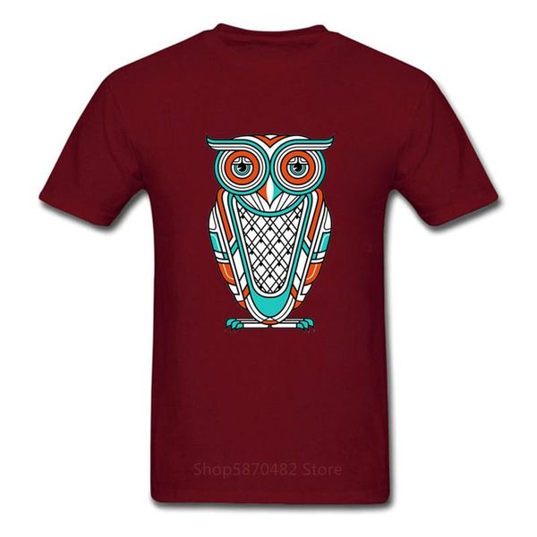 

art deco owl nocturnal tshirt men tshirts graphic t shirts for man summer fashion funny print t-shirts streetwear
