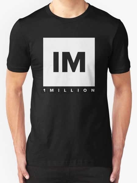 

1 млн dance studio logo (белый вариант) mens t shirt коротким рукавом хлопок рубашки