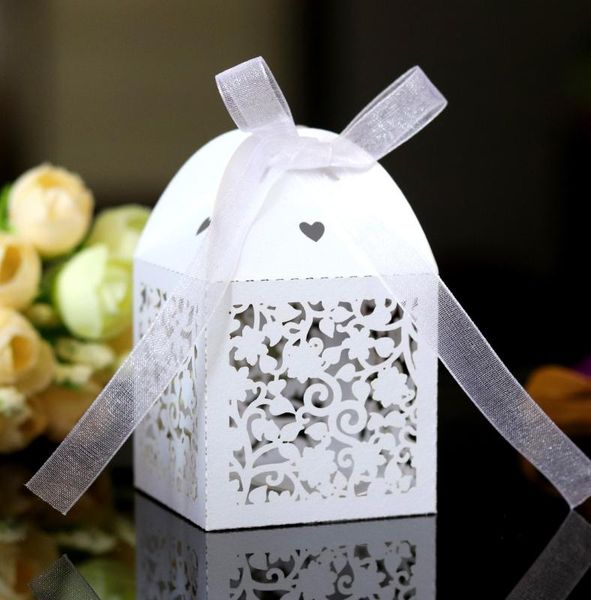 

gift wrap 50pcs export wedding celebration laser candy box chocolate hollow creative packaging baby shower boy 5z