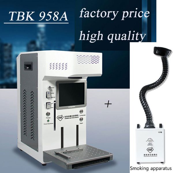 

tbk 958a auto laser marking machine fully automatic autofocus repair machine 6w for iphonex xs max 8 8+ back cover glass