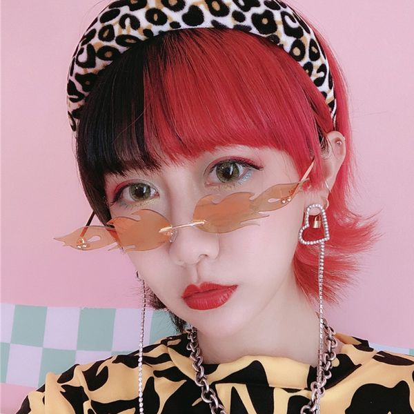 

fashion women retro clear classic lens ac festival large cool reflective colorful metal frame beach elegant sunglasses, White;black