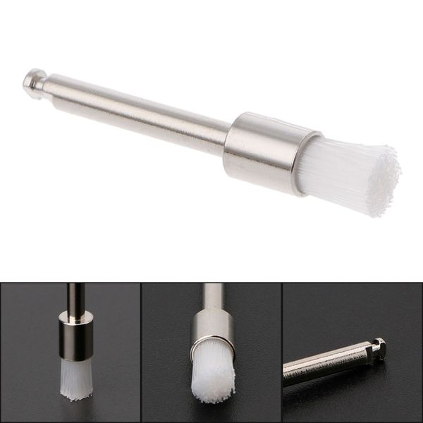 

1pc dental polishing polisher prophy cup brush brushes nylon latch flat supply