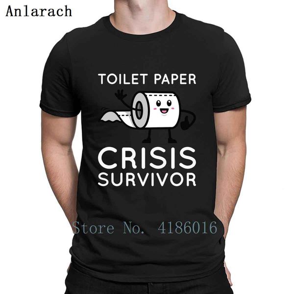 

toilet paper crisis survivors t shirt round neck male summer style pattern short sleeve famous authentic design shirt