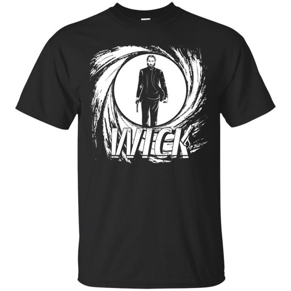 

john wick - 007 pardody john wick cool t-shirt printed summer style tees male harajuku fitness brand clothing t shirt