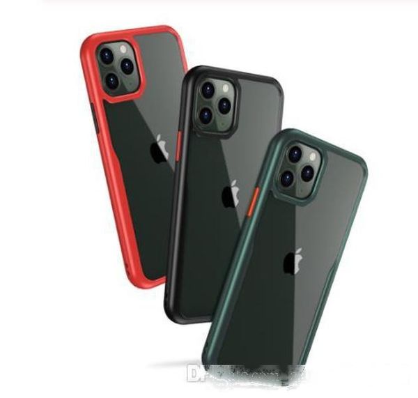 

shockproof series iphone 11 pro case, [military grade drop tested] [2nd generation] iphone 11 pro max translucent matte case with soft edges