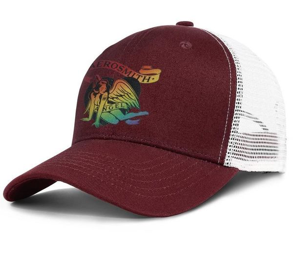 

aerosmith walk this way donald trump burgundy mens and womens trucker cap baseball cool fitted uk hats, Blue;gray