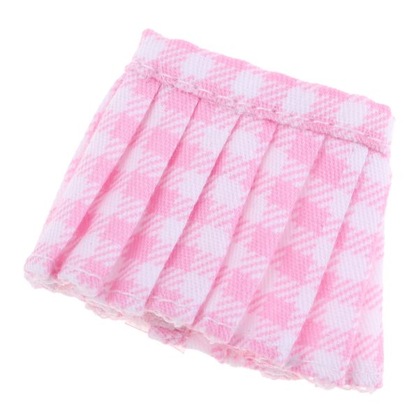 

мода сетки плиссе miniskirt для ob11 или мини блайт одеваются аксессуар