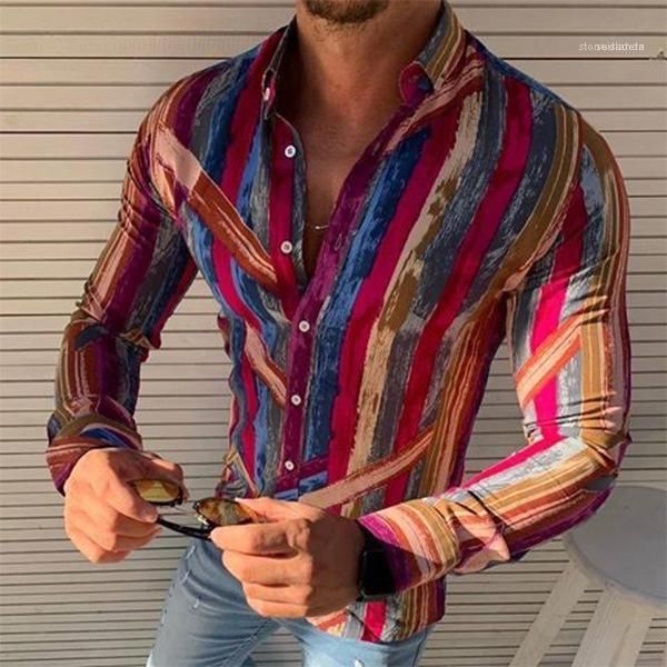 

men fashion clothes mens colorful striped slim shirts spring man designer lapel neck long sleeve british style shirt, White;black