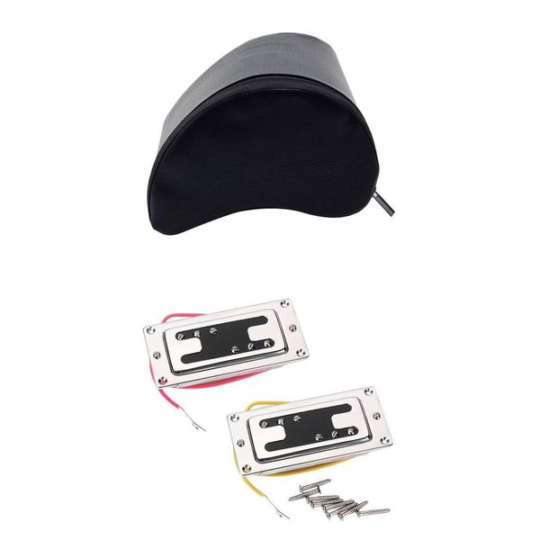 

guitar cushion,durable portable built-in sponge soft guitar cushion with humbucker neck bridge pickup screw kit