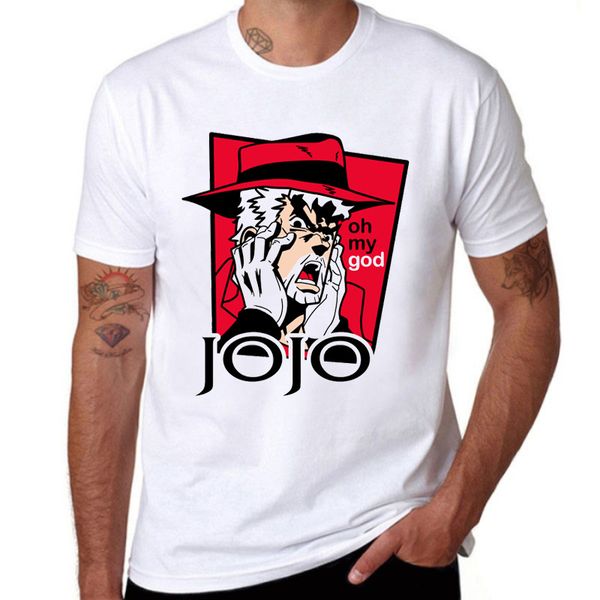 

jojo bizarre adventure graphic t shirt men summer male t-shirt short sleeve brand tee shirt manga anime &tees streetwear