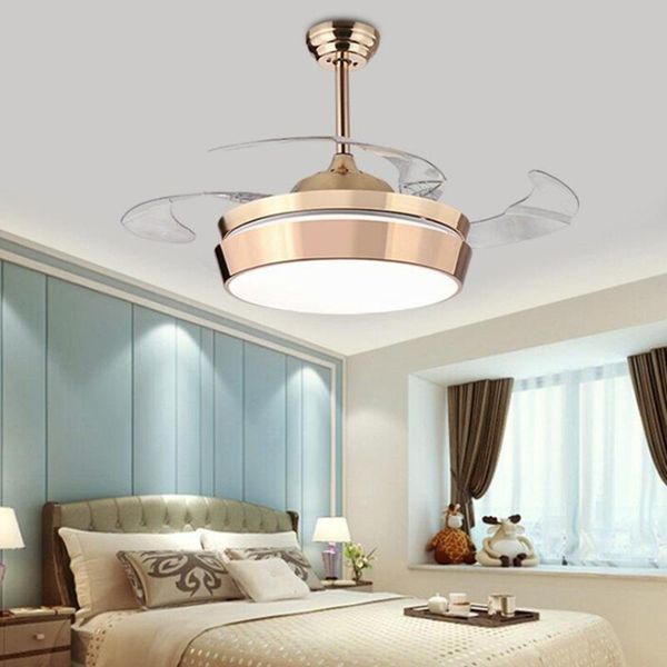 

42 inch led ceiling fan lamp with light remote control 36w fans lighting lamps for living room bedroom l 220v 110v