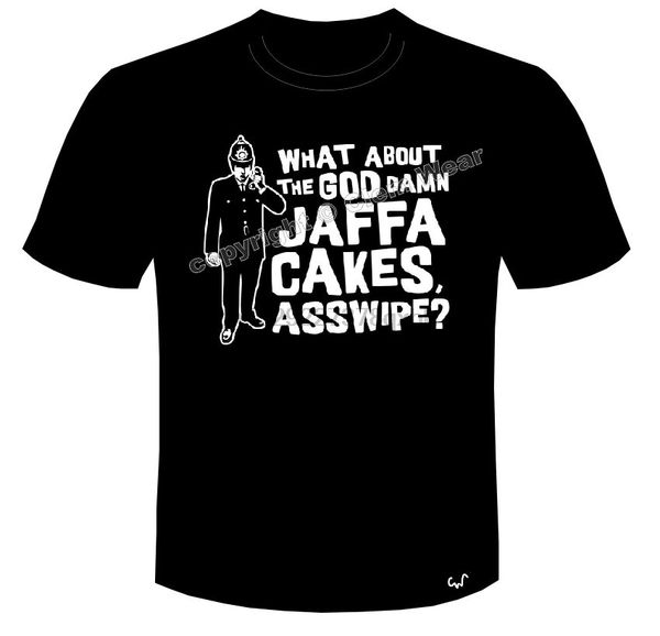 

jaffa cakes tee bottom t shirt rik mayall t-shirt comedy funny tee tshirt mayal