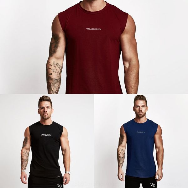 

dr. muscle vest sportswear brothers fashion new sportswear men' fitness vest running training clothing pyr0i, White;black