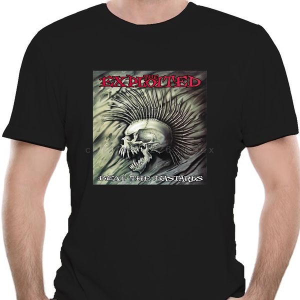 

the exploited beat the bastards pure cotton vintage t-shirts for women o neck 6651d
