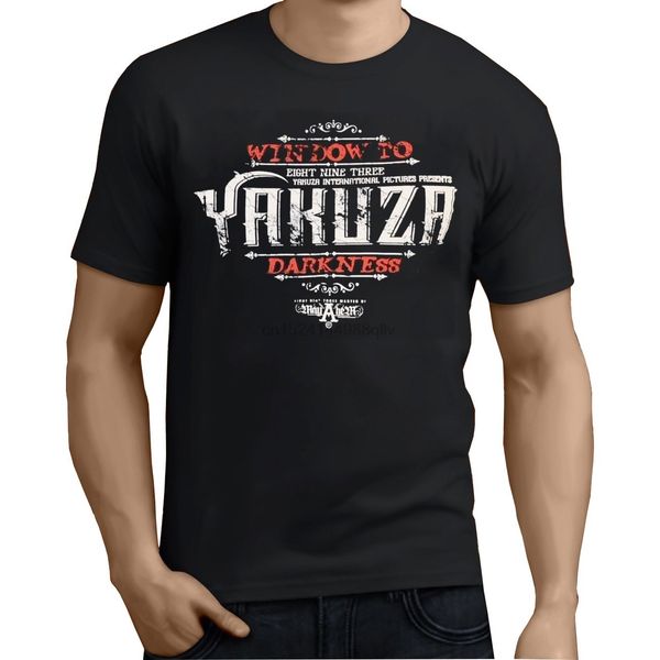 

yakuza t-shirt mens круглый хлопок короткие рукава мода футболки