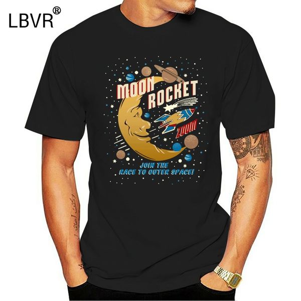 

moon rocket vintage футболка унисекс s-3xl смешные t-shirt горячие моды классический tee shirt