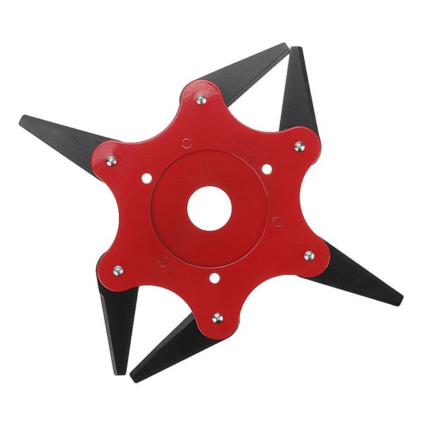 

6 teeth blade updated trimmer head 65mn power grass trimmer head brush cutter metal blade for lawnmower parts