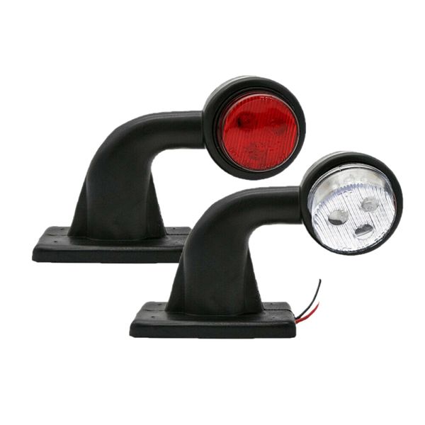 

2 x led 12v position light for tractor unit yellow red white