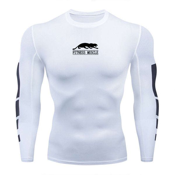 

new quick dry running t shirt men fitness tight sport shirt gym bodybuilding fitness muscle men's t-shirt compression shirts, Black;blue