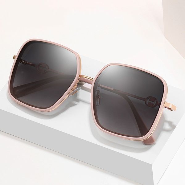 

luxury hd polarized female sunglasses fashion summer square vintage shades sunglasses for women driving outdoor travel eyewear, White;black